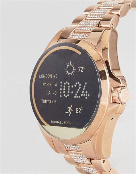 michael kors smartwatch access bradshaw mkt5018|michael kors access touchscreen smartwatch.